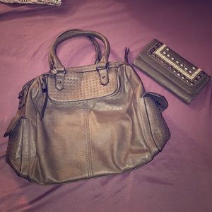 Torrid grey purse and grey wallet bundle